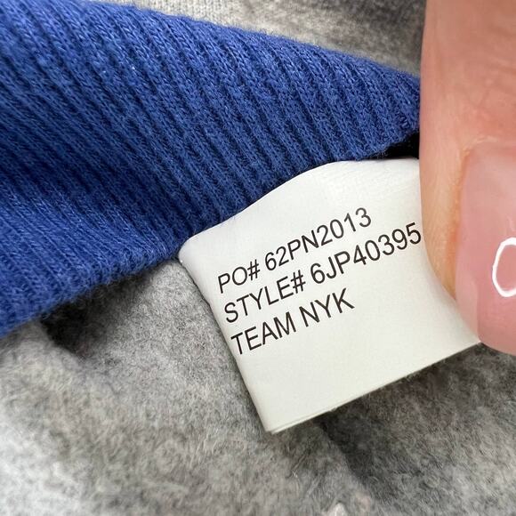 New York KNICKS NBA G-III 4Her by Carl Banks Gray Blue Zip Up Hoodie Size M - Picture 7 of 10